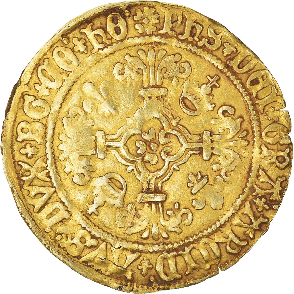 Coin, Netherlands, HOLLAND, Philippe le Beau, Florin d'or au Saint Philippe