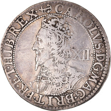 Coin, Great Britain, Charles I, Shilling, London, Anchor, VF(30-35), Silver