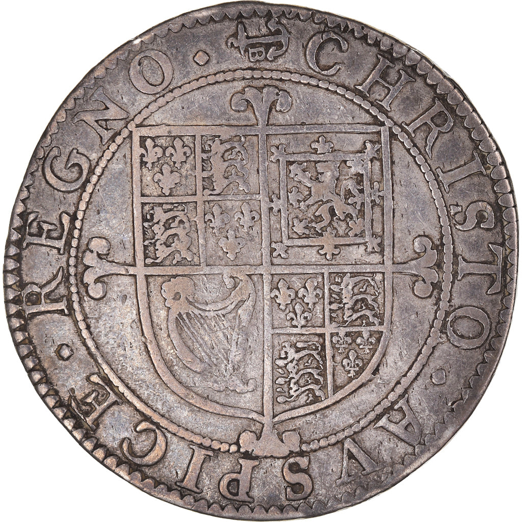 Coin, Great Britain, Charles I, Shilling, London, Anchor, VF(30-35), Silver