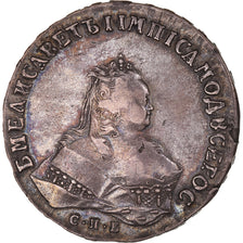 Moneta, Russia, Elizabeth, Rouble, 1746, Saint-Petersburg, BB, Argento, KM:19b.4