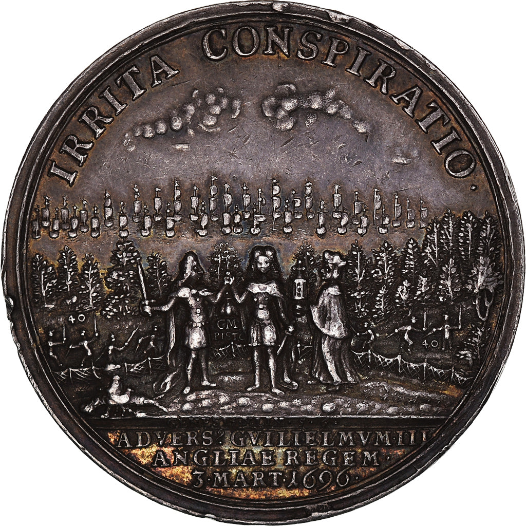 Netherlands, Medal, Louis XIV & James II, Assassination Plot against William