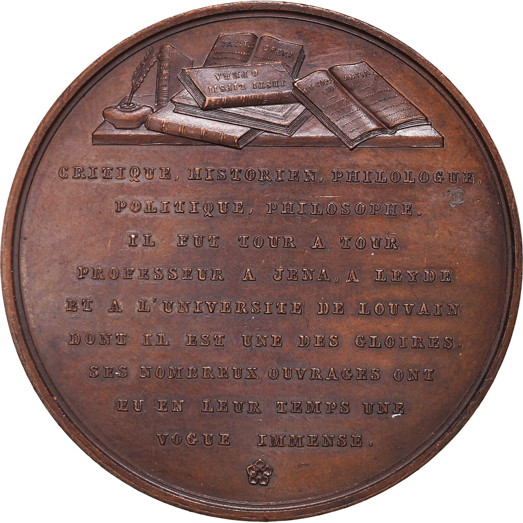 Belgium, Medal, Juste Lipse, Jouvenel, MS(60-62), Bronze