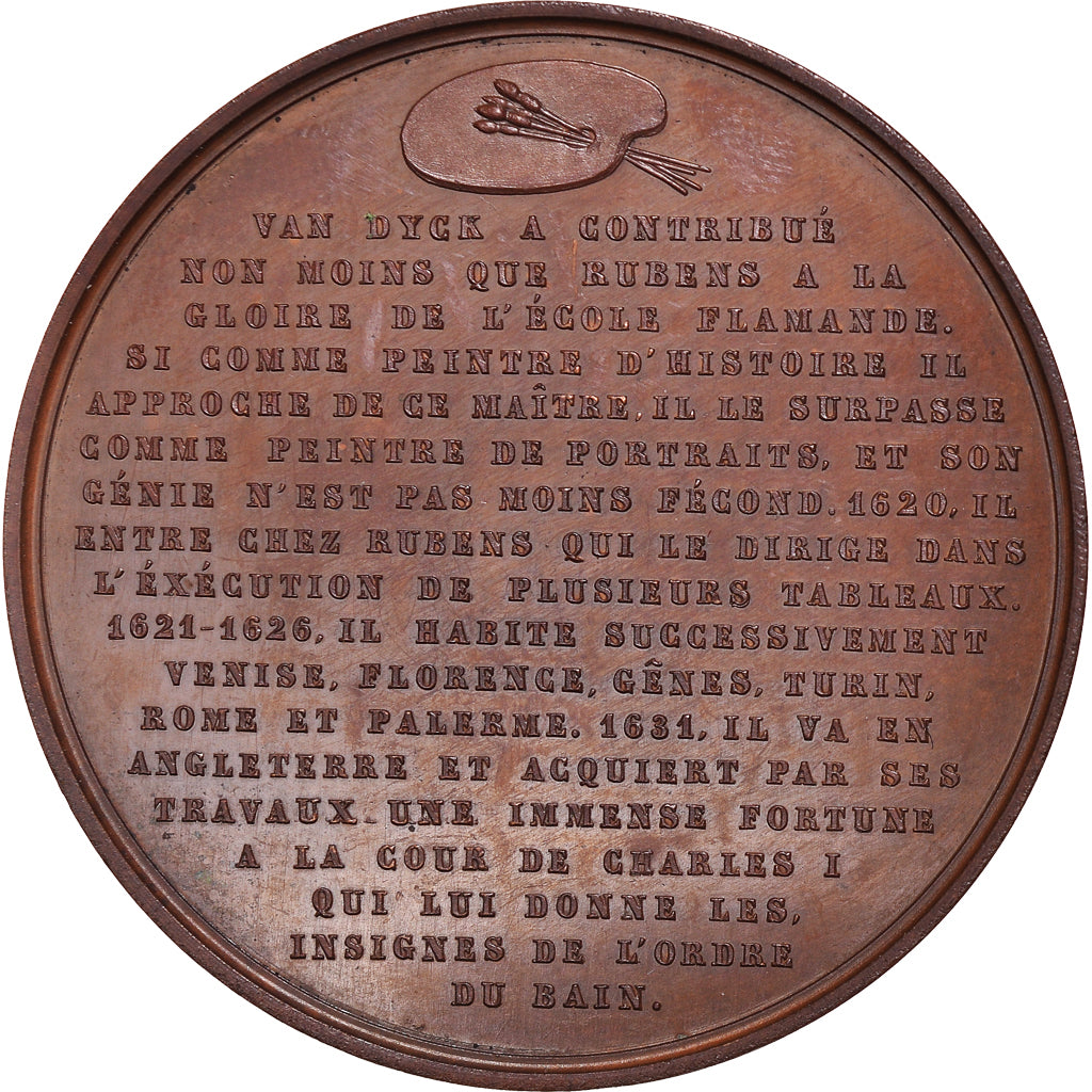 Belgia, medal, Antoon Van Dyck, Jouvenel, MS(63), Brązowy