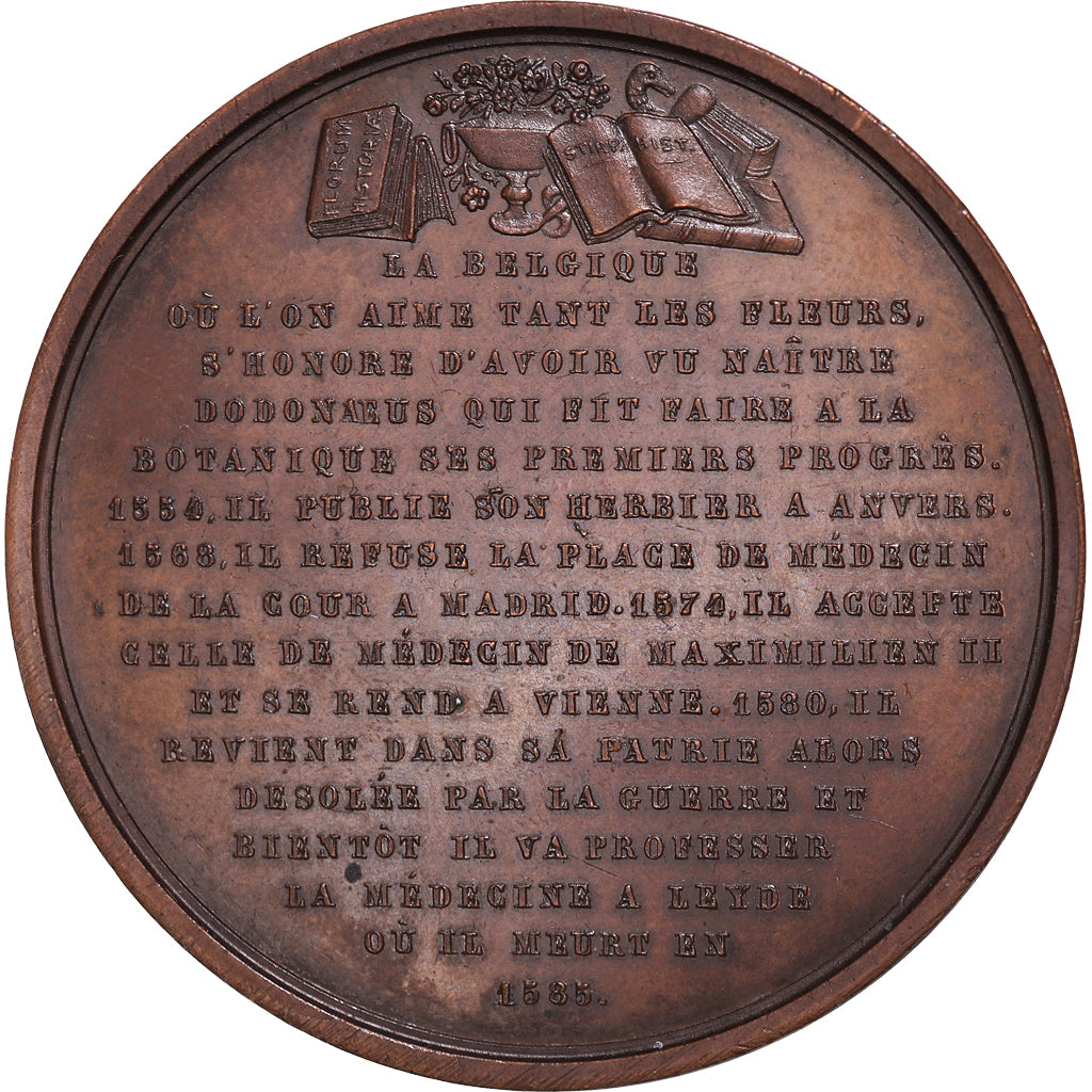 Belgique, Médaille, Rembert Dodoens, Jouvenel, SUP+, Bronze
