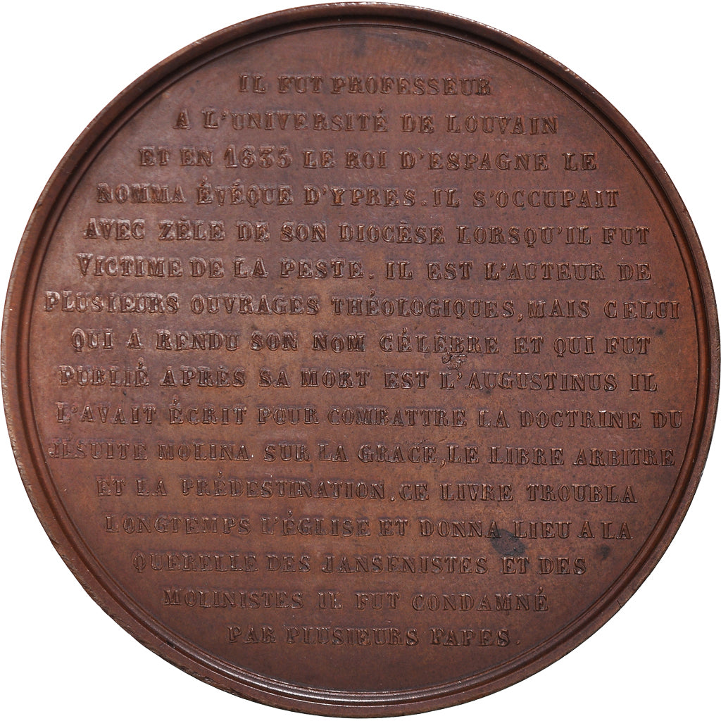 Belgique, Médaille, Cornelius Jansen, Jouvenel, SUP+, Bronze