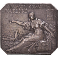 France, Médaille, Chambre de Commerce de Tourcoing, Lefebvre, TTB+, Argent