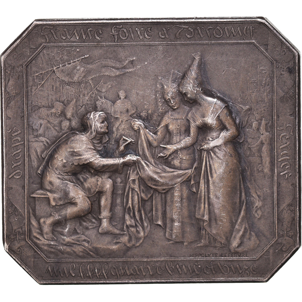 France, Médaille, Chambre de Commerce de Tourcoing, Lefebvre, TTB+, Argent