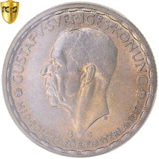 Coin, Sweden, Gustaf V, Krona, 1944, PCGS, AU58, AU(55-58), Silver, KM:814