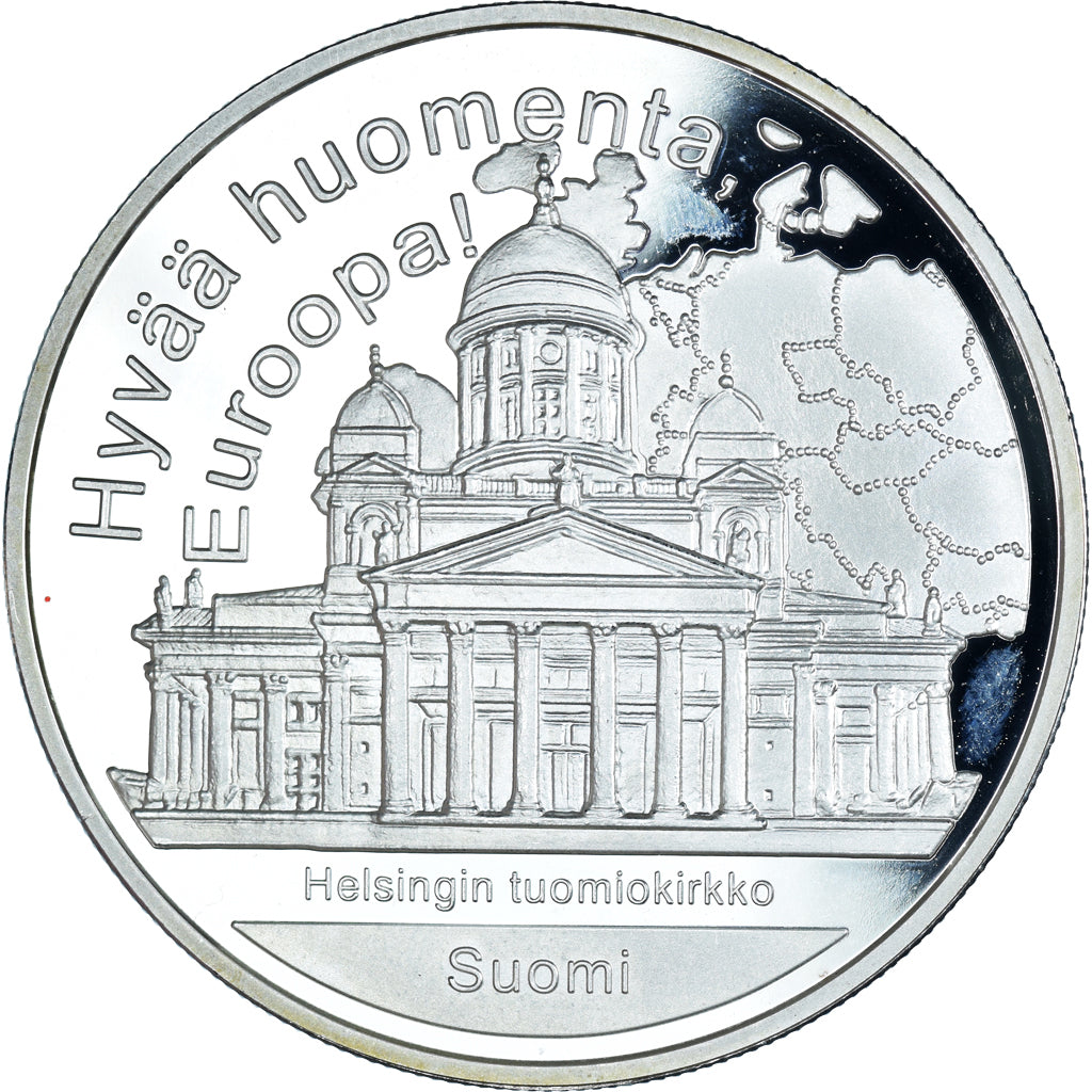 Moneta, Finlandia, 1 Silver Oz, MS(65-70), Srebro
