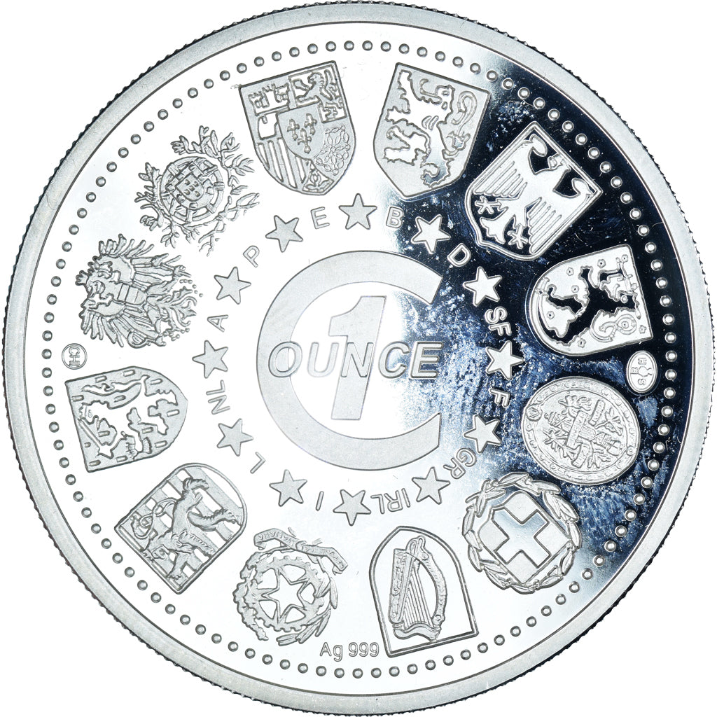 Moneta, Finlandia, 1 Silver Oz, MS(65-70), Srebro