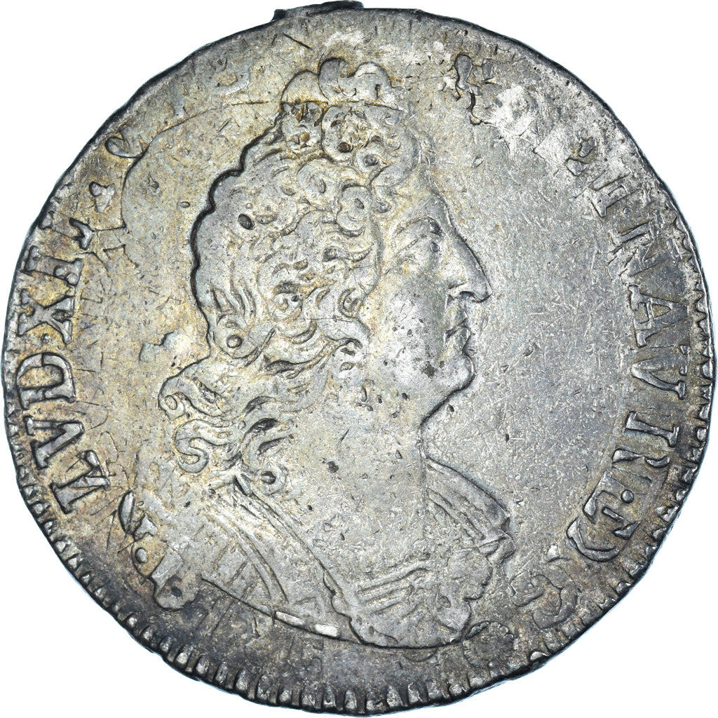 Coin, France, Louis XIV, 1/2 Écu aux 8L 2e type, 1/2 ECU, 45 Sols, 1705, Paris