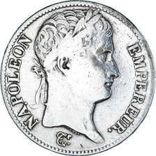 Monnaie, France, Napoleon I, 5 Francs, 1808, Paris, TB+, Argent, KM:686.1, Le