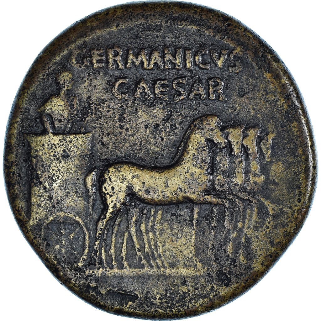 Moneta, Ancient Rome, Roman Empire (27 BC – AD 476), Germanicus, Dupondius