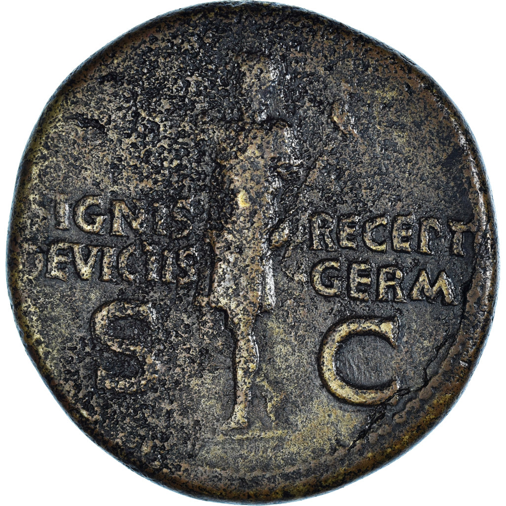 Moneta, Ancient Rome, Roman Empire (27 BC – AD 476), Germanicus, Dupondius