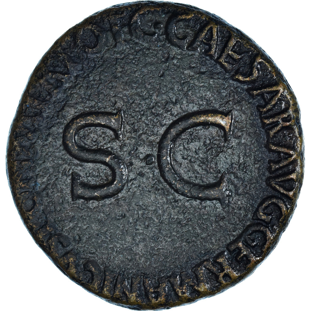 Coin, Ancient Rome, Roman Empire (27 BC – AD 476), Germanicus, As, 37-38