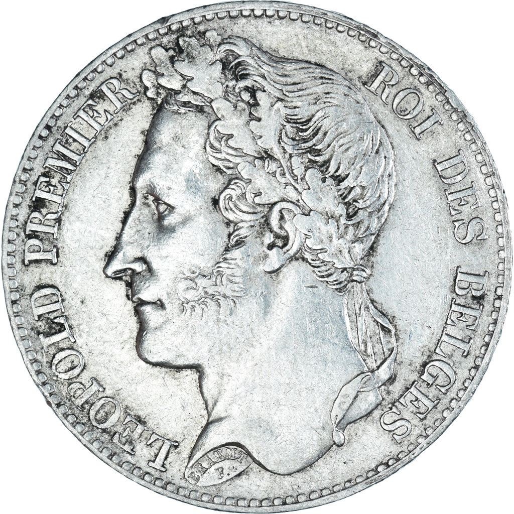 Coin, Belgium, Leopold I, 5 Francs, 5 Frank, 1848, EF(40-45), Silver, KM:3.2