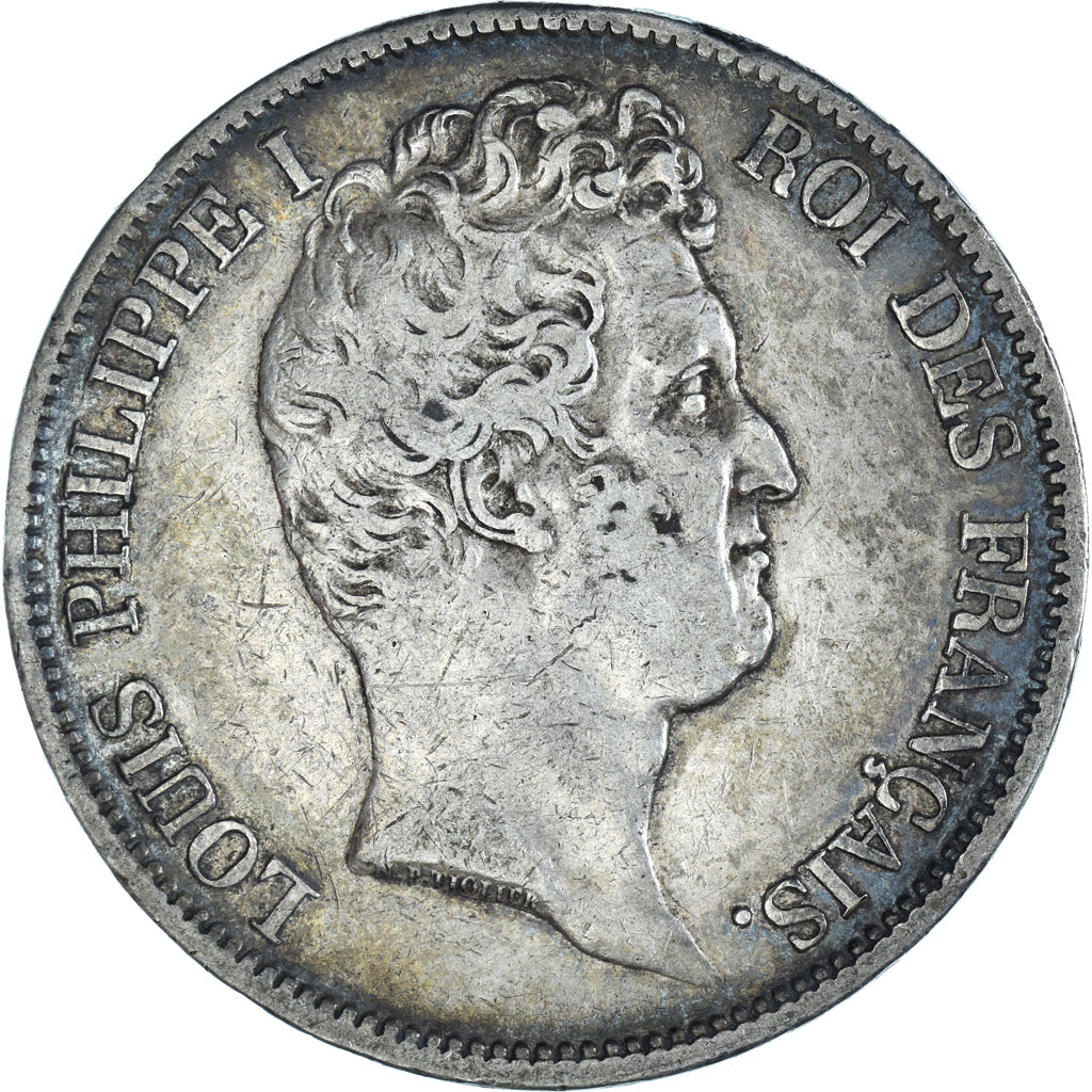 Coin, France, Louis-Philippe, 5 Francs, 1831, Paris, Tranche en creux
