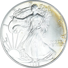 Coin, United States, Silver Oz, Dollar, 1995, Philadelphia, MS(65-70), Silver