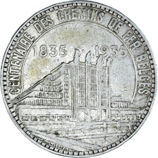 Coin, Belgium, 50 Francs, 50 Frank, 1935, VF(30-35), Silver, KM:106.1