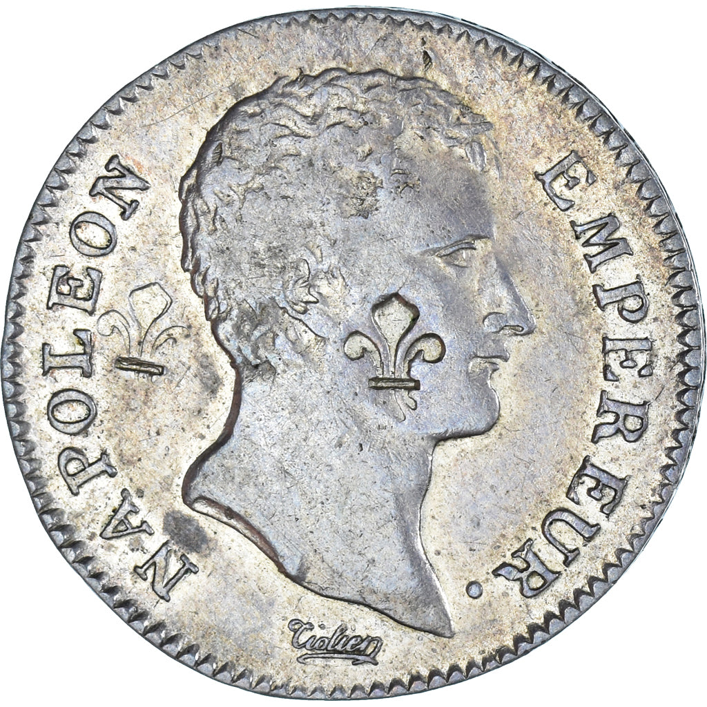 Coin, France, Napoleon I, Franc, AN 14, Paris, Countermark, EF(40-45), Silver