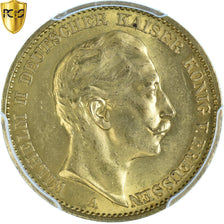 Moneda, Estados alemanes, PRUSSIA, Wilhelm II, 20 Mark, 1913, Berlin, PCGS, UNC