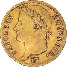 Moneta, Francja, Napoleon I, 20 Francs, 1809, Paris, EF(40-45), Złoto