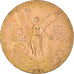 Coin, Mexico, 50 Pesos, 1923, Mexico City, AU(55-58), Gold, KM:481