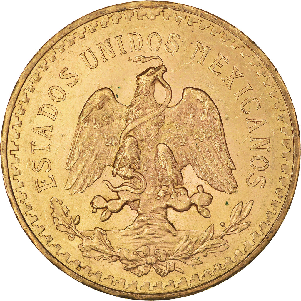 Moneda, México, 50 Pesos, 1931, Mexico City, EBC, Oro, KM:481