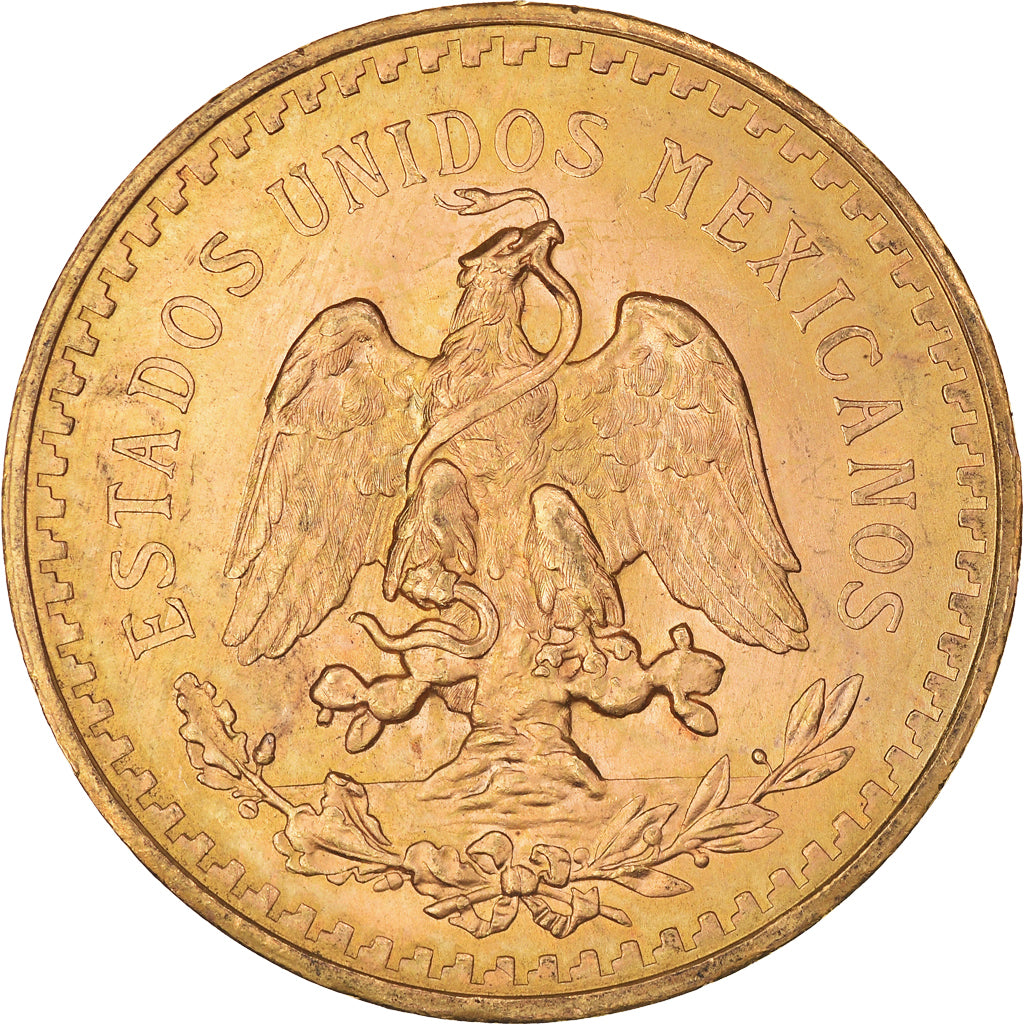 Moneta, Messico, 50 Pesos, 1944, Mexico City, SPL, Oro, KM:481