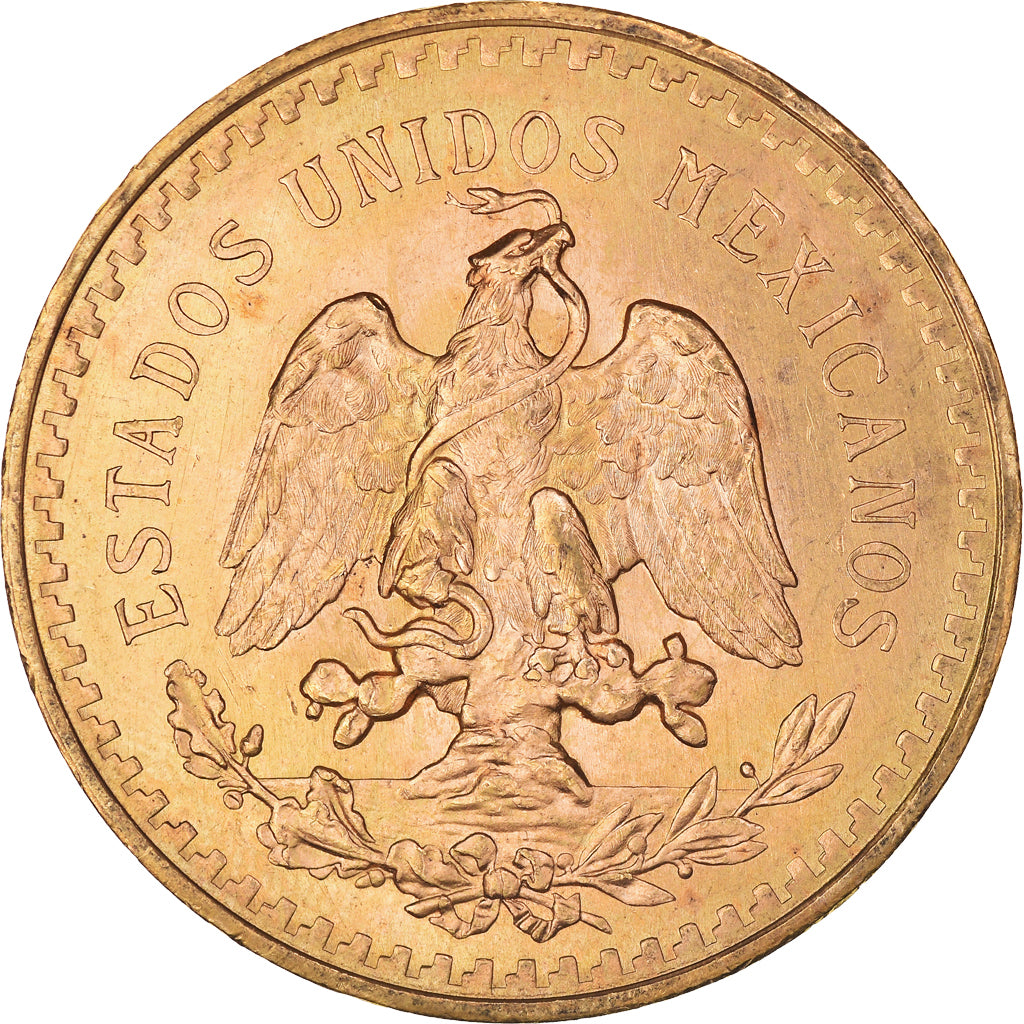 Moneta, Messico, 50 Pesos, 1944, Mexico City, SPL, Oro, KM:481