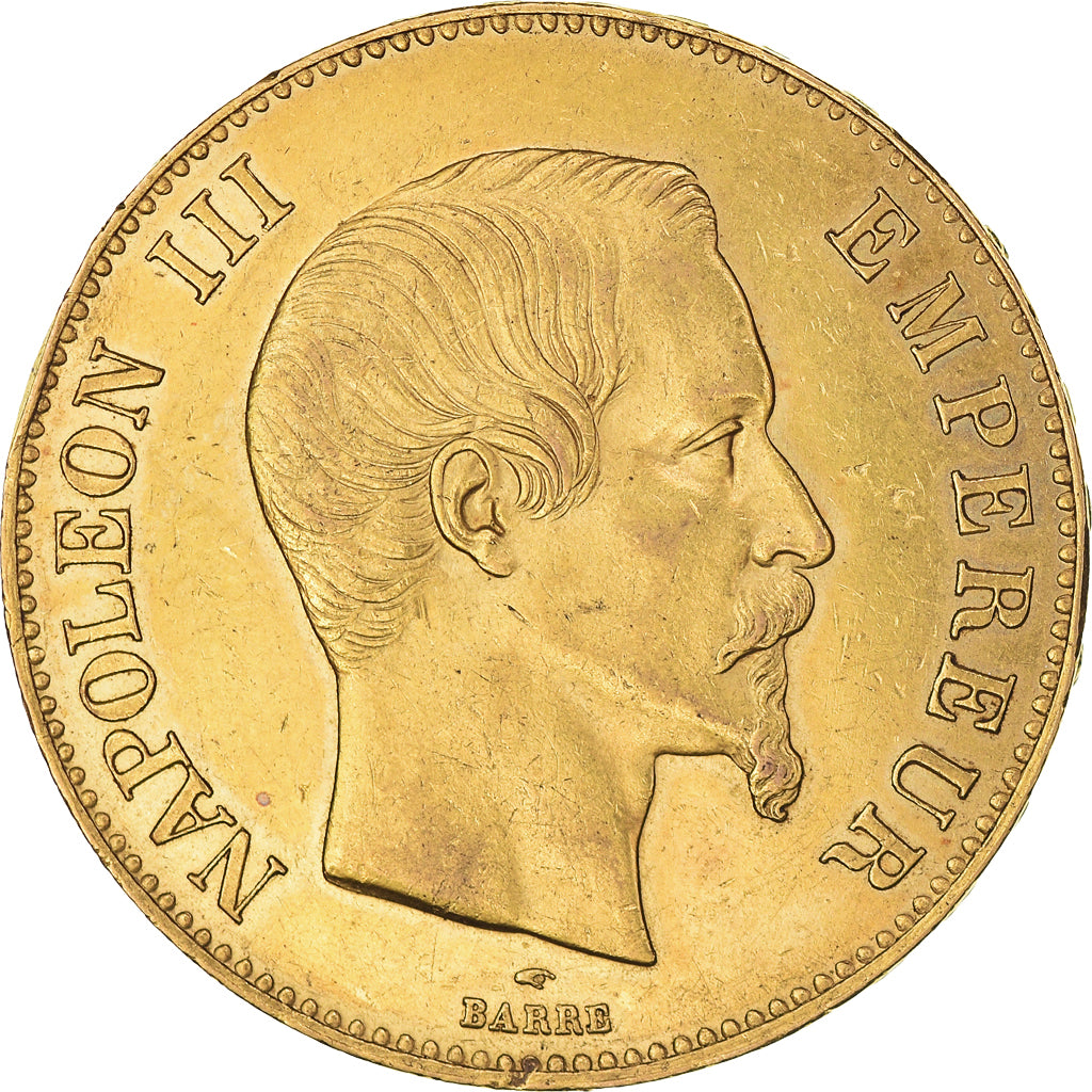 Monnaie, France, Napoleon III, 100 Francs, 1857, Paris, TTB+, Or, Gadoury:1135