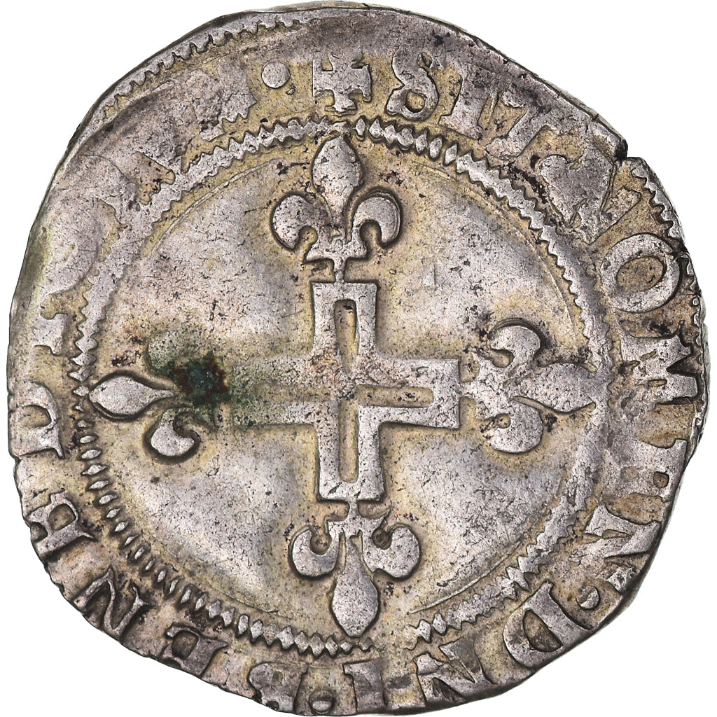 Coin, France, Charles IX, Double Sol Parisis, 1572, Saint-André de
