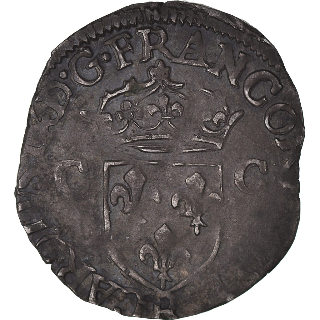 Monnaie, France, Charles IX, Douzain aux deux C, 1573, Saint-André de