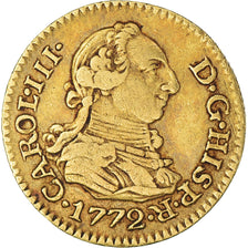 Moneda, España, Charles III, 1/2 Escudo, 1772, Madrid, MBC, Oro, KM:415.1