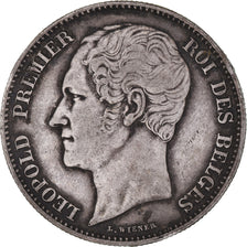 Coin, Belgium, Leopold I, 2-1/2 Francs, 1849, Brussels, EF(40-45), Silver, KM:12
