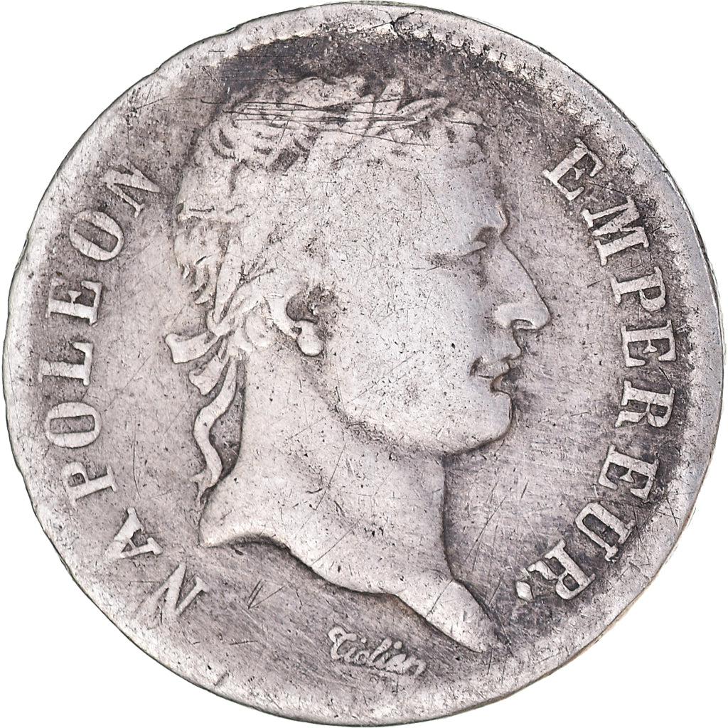 Münze, Frankreich, Napoleon I, Franc, 1813, Toulouse, S, Silber, KM:692.10