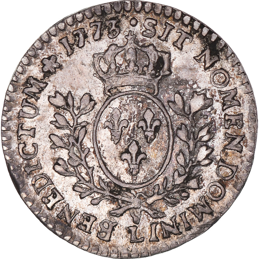 Munten, Frankrijk, Louis XV, 1/20 Écu à la vieille tête (6 sols), 6 Sols
