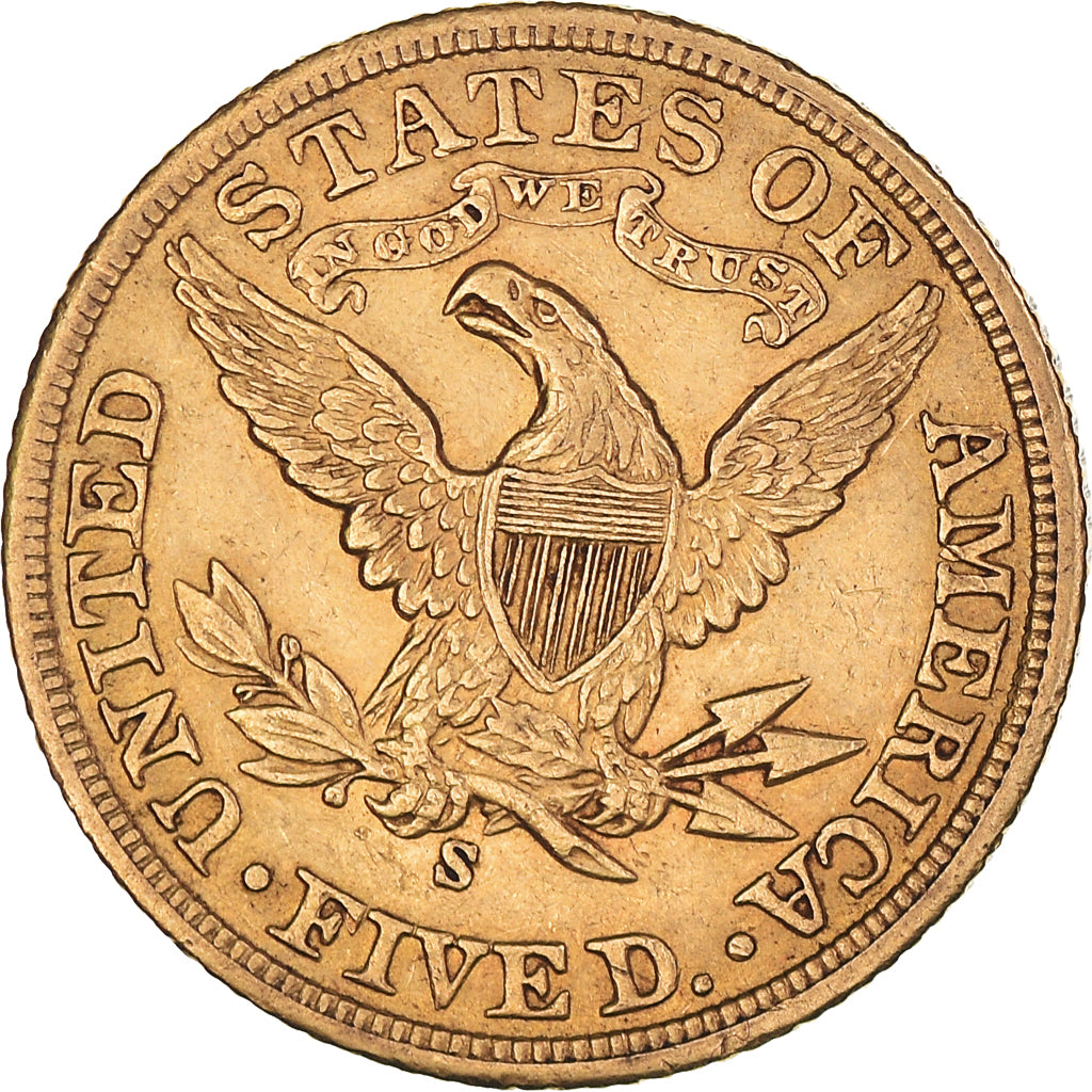 Münze, Vereinigte Staaten, Coronet Head, $5, Half Eagle, 1901, San Francisco