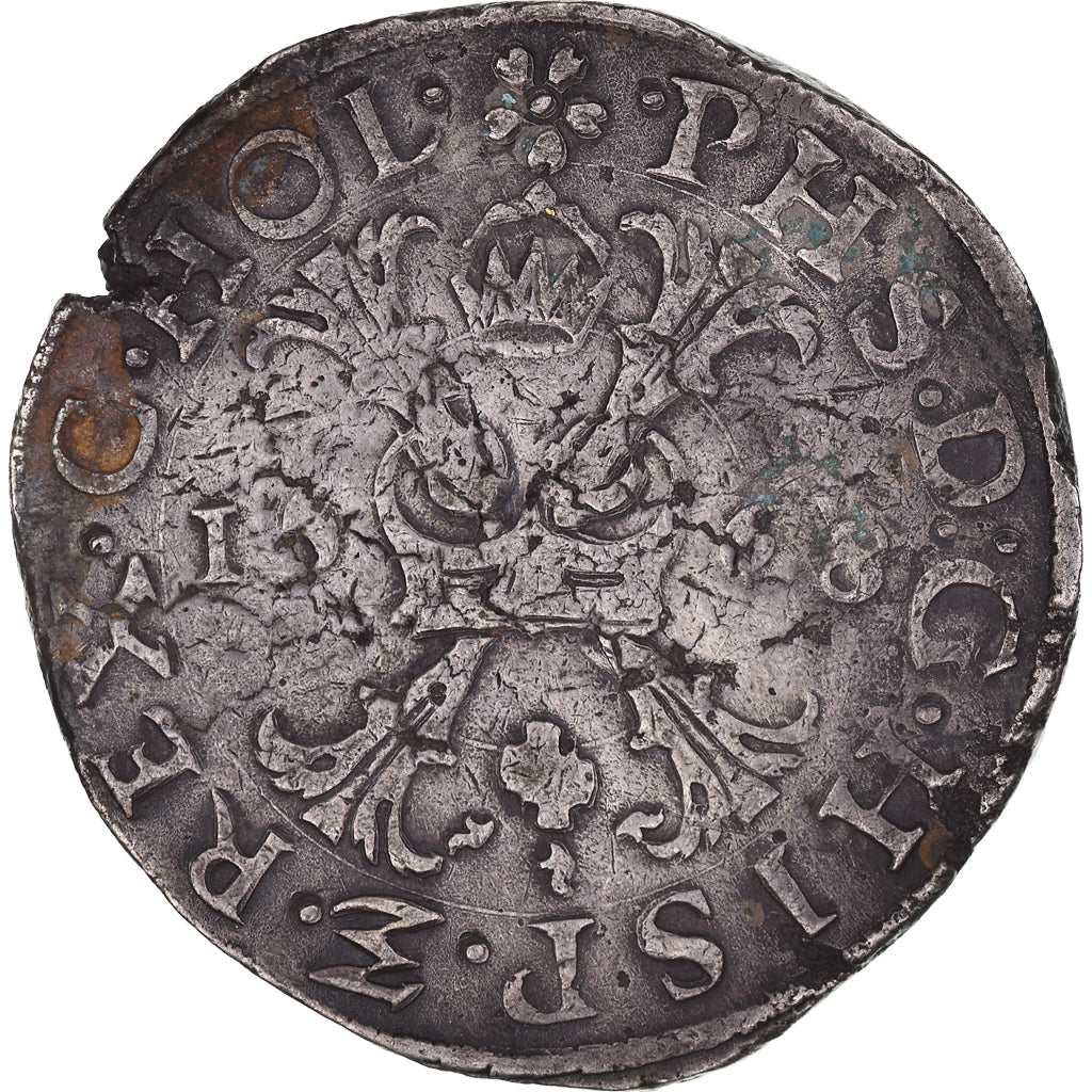 Coin, Spanish Netherlands, HOLLAND, Philip II, Bourgondische Rijksdaalder, 1568