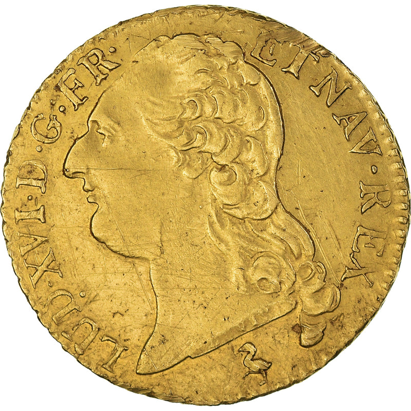 Moneda Francia Louis XVI Louis d'or à la tête nue Louis d'Or 1786