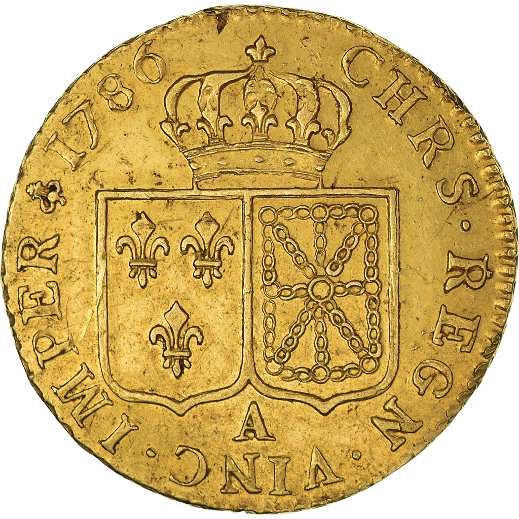 Moneda, Francia, Louis XVI, Louis d'or à la tête nue, Louis d'Or, 1786, Paris