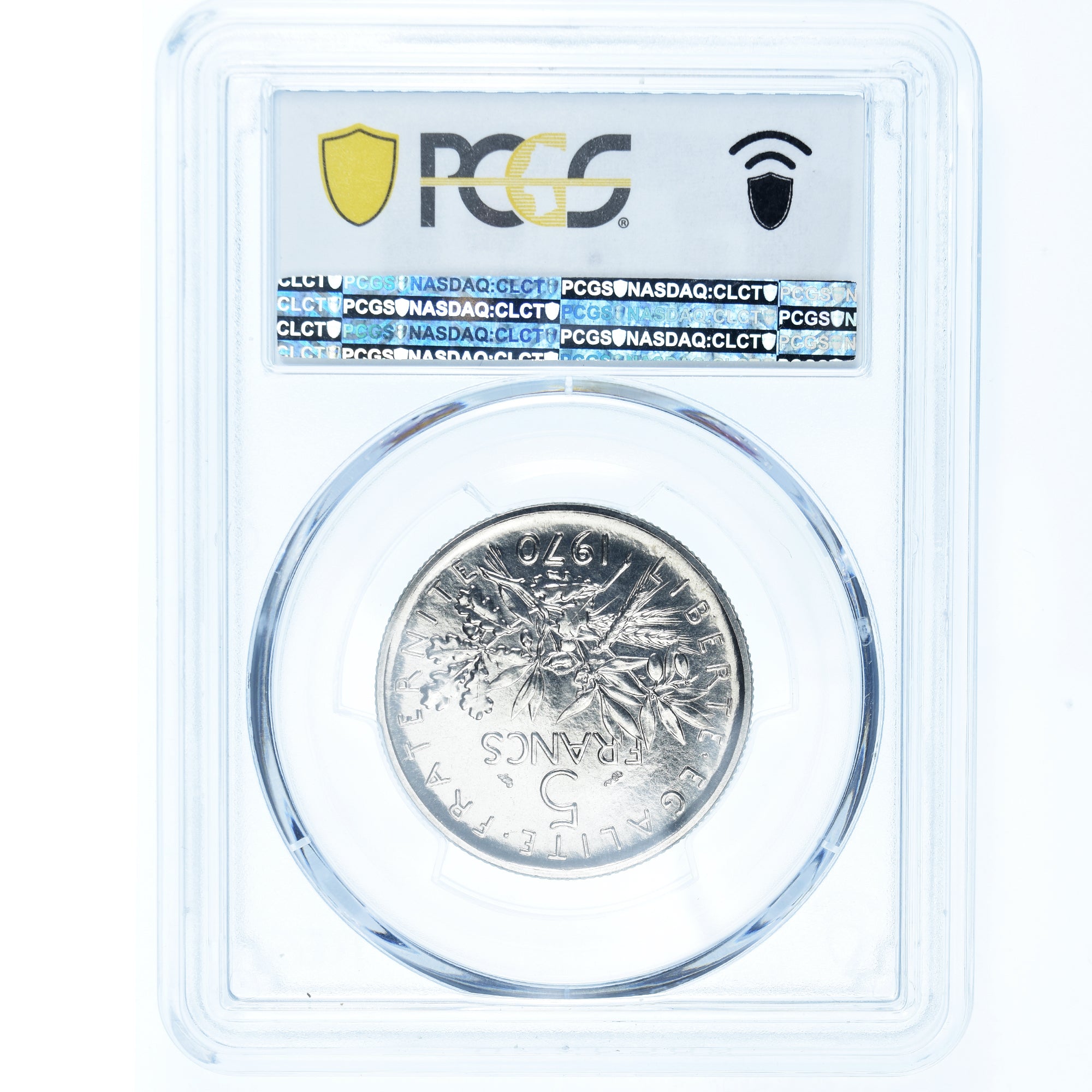 Coin, France, 5 Francs, 1970, Paris, ESSAI, PCGS, SP69, MS(65-70), Silver