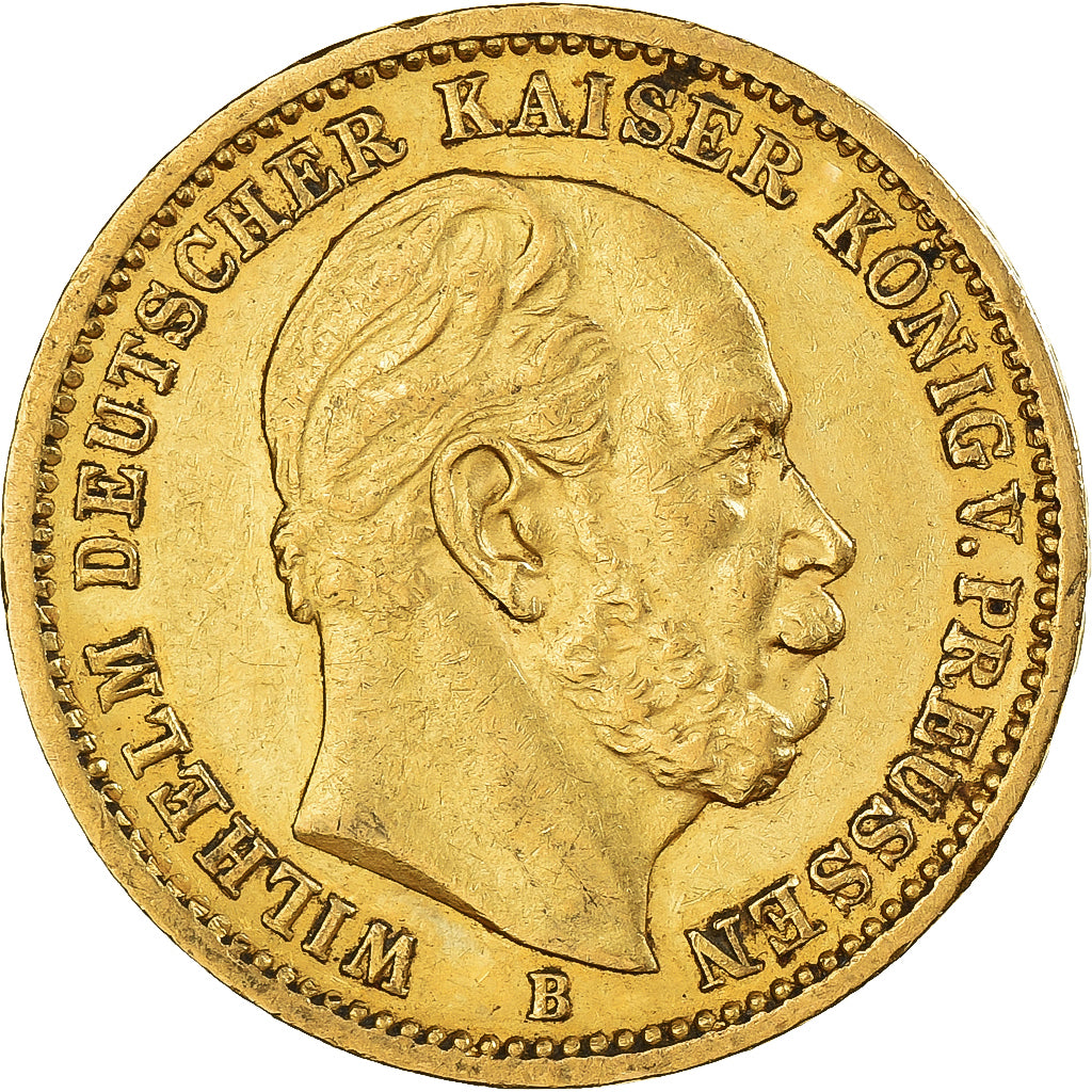 Moneda, Estados alemanes, PRUSSIA, Wilhelm I, 20 Mark, 1872, Hannover, EBC, Oro