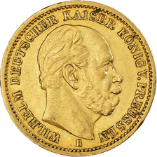 Moneda, Estados alemanes, PRUSSIA, Wilhelm I, 20 Mark, 1872, Hannover, EBC, Oro