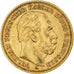 Moneda, Estados alemanes, PRUSSIA, Wilhelm I, 20 Mark, 1887, Berlin, EBC, Oro