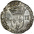 Coin, France, Henri IV, 1/4 d'écu à la croix feuillue de face, 1607, Angers