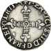 Monnaie, France, Henri III, 1/8 d'écu à la croix de face, 1584, Bayonne, TTB