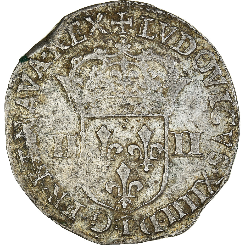 Coin, France, Louis XIV, 1/4 Écu, frappé au marteau, 1/4 Ecu, 1645, Nantes