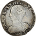 Coin, France, Charles IX, Teston, 1561, Bordeaux, VF(30-35), Silver