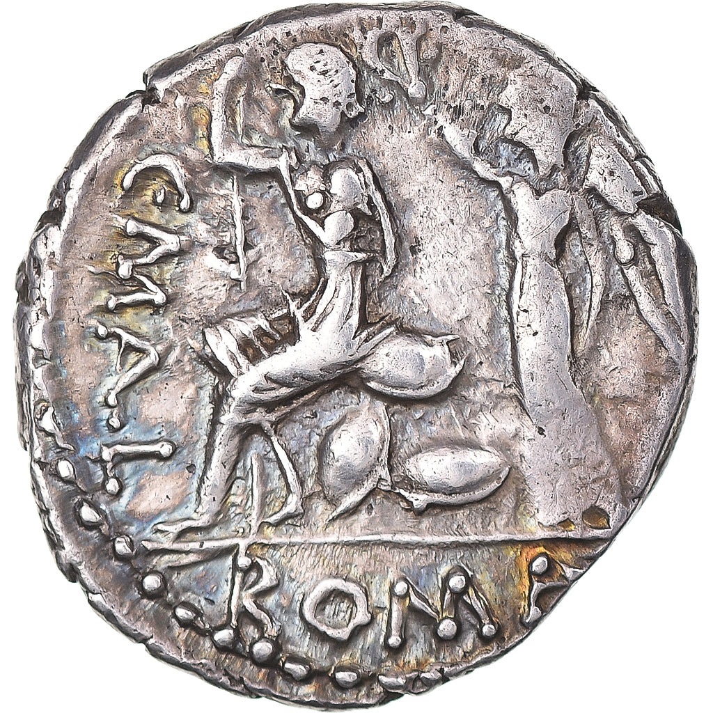 Coin, Ancient Rome, Roman Republic (509 – 27 BC), C. Poblicius Malleolus, A.